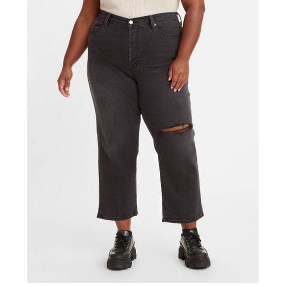 LEVIS Wedgie Straight Jean Sz 18W Color: cut & Dry - Picture 1 of 6